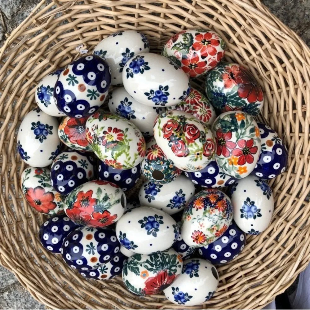 Polish Pottery-Terrain-Ceramic Easter Egg XS